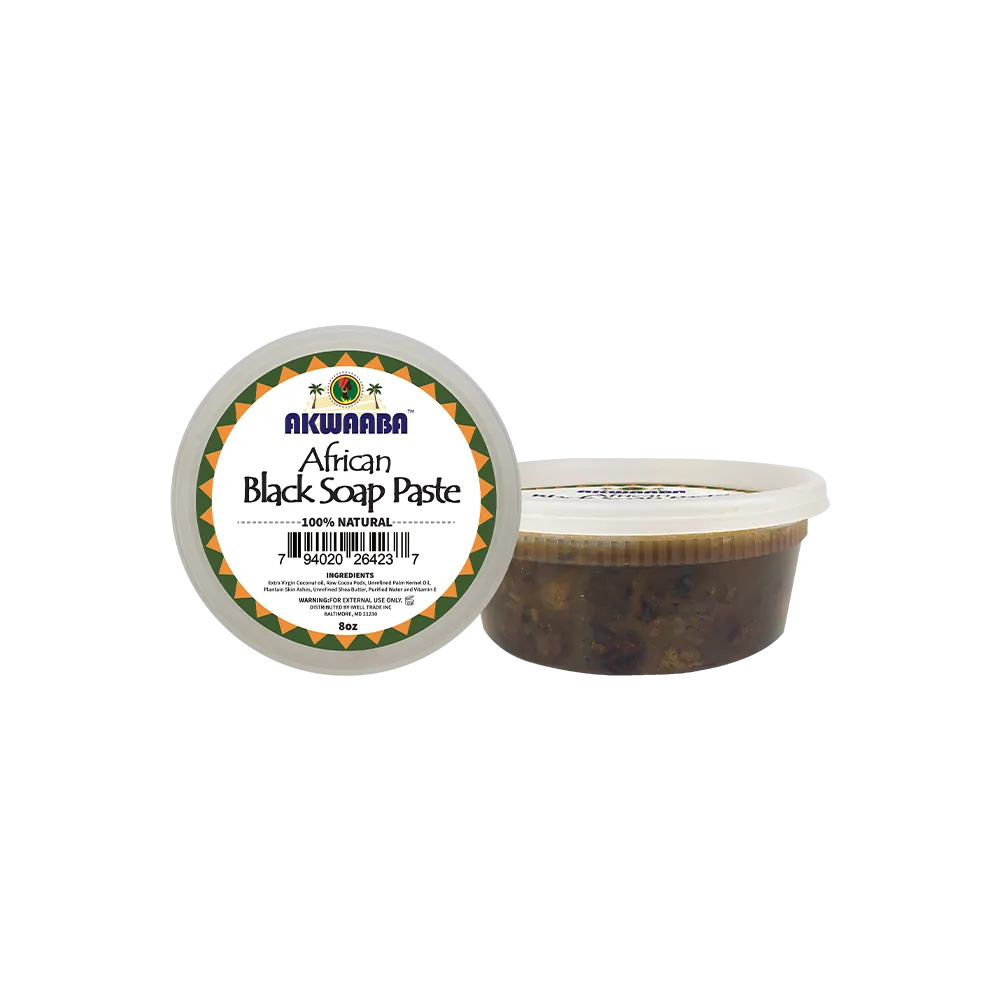 Akwaaba African Black Soap Paste 8oz