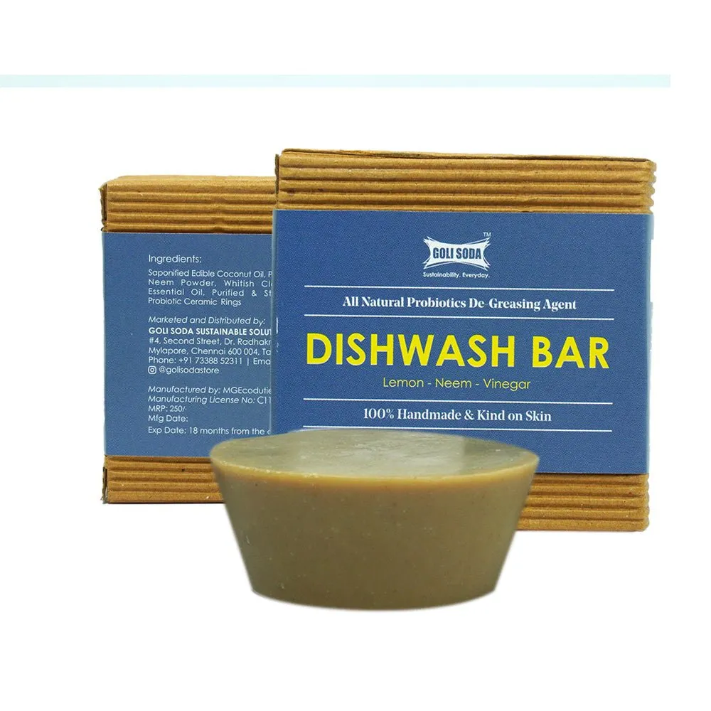 All Natural Probiotic De Greasing Agent Dishwash Bar