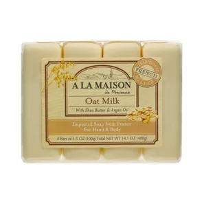 Bar Soap Value Pack Oat Milk 4 CT By A La Maison