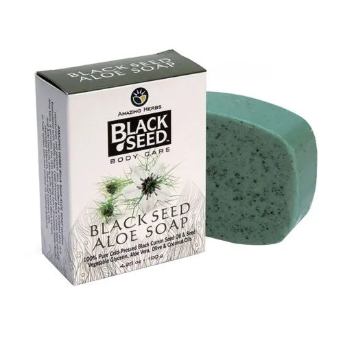 Black Seed Aloe Soap 4.25 oz By Amazing Herbs