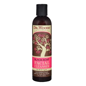 Black Soap & Shea Butter Facial Cleanser 8 oz By Dr.Woods Products