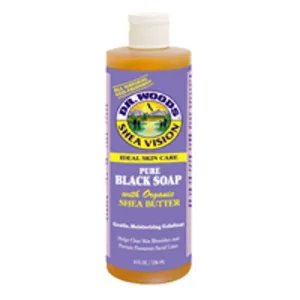 Black Soap With Shea Butter, 8 Oz By Dr.Woods Products
