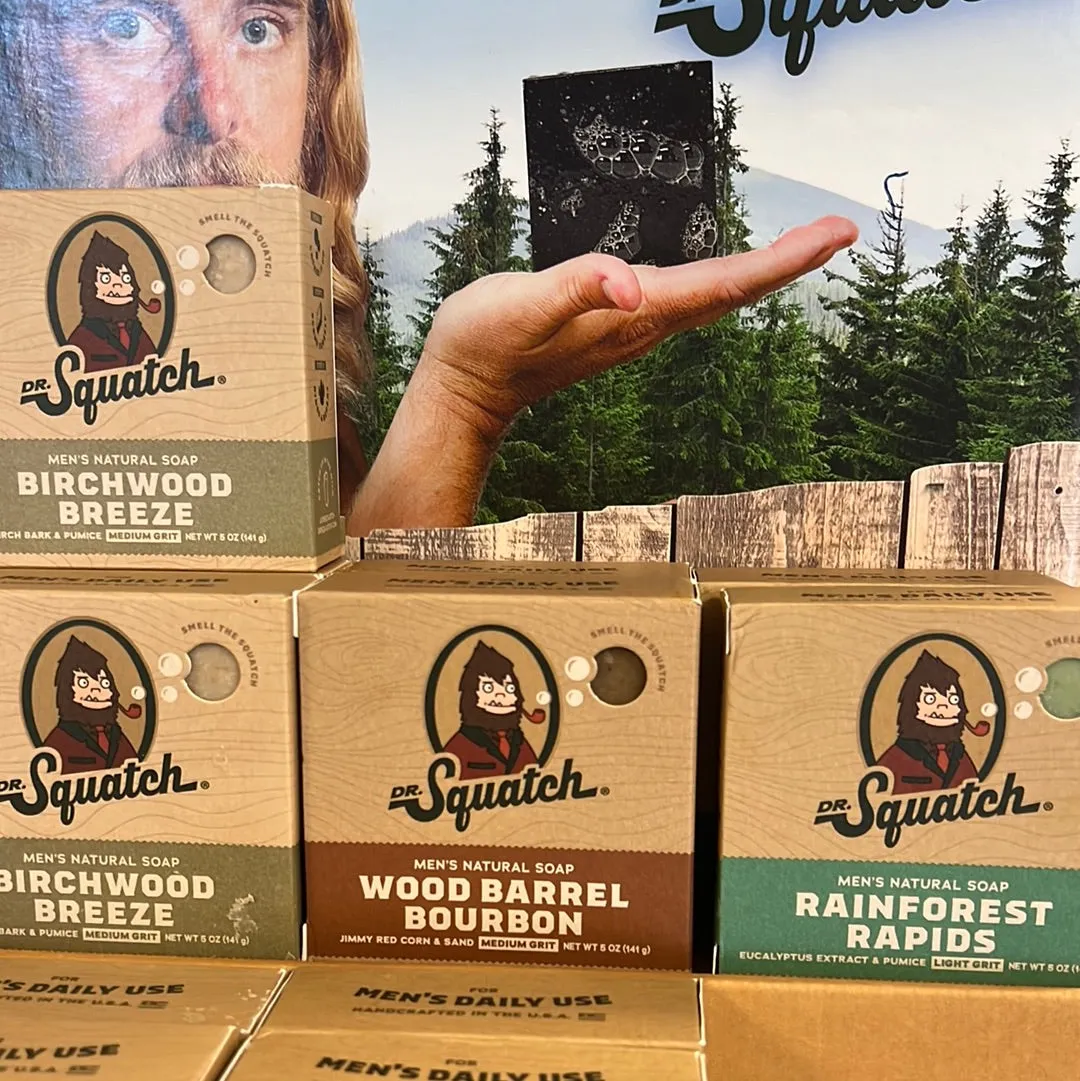 Dr. Squatch Soap- Wood Barrel Bourbon